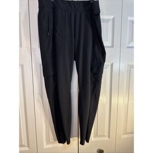 Athleta Pants Size Black Chelsea Cargo‎ Pull On Lightweight Stretch Size Medium